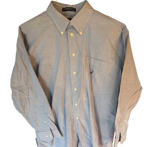 Nautica Vintage Oxford Button Down Shirt - Picture 1 of 3